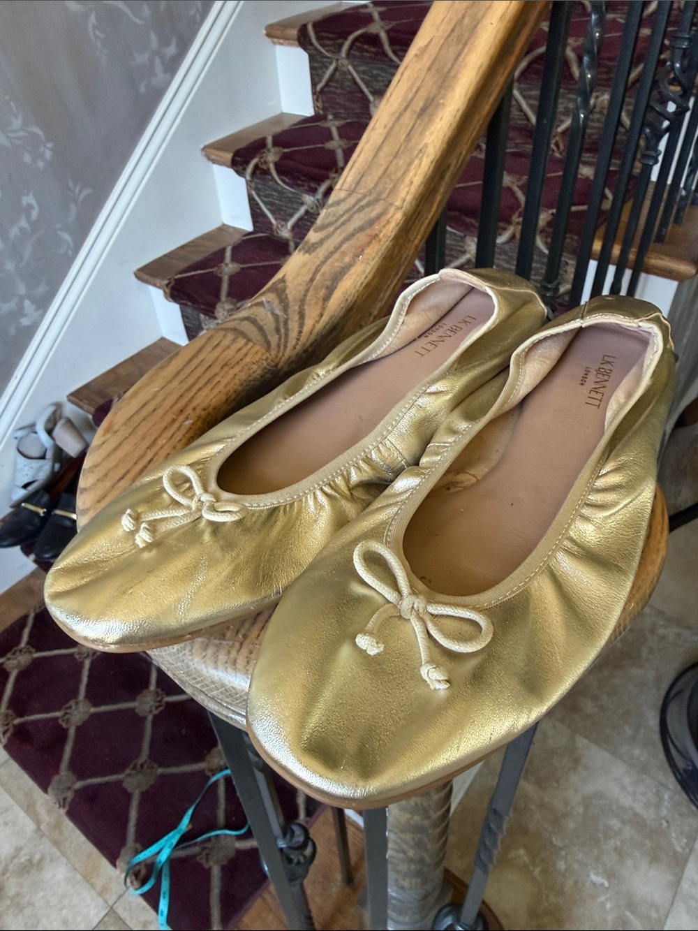 LK BENNETT LONDON TRILLY ballet flats euro 39 ladies, nine - Picture 11 of 16